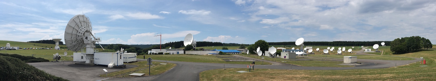 Le site de l'ESEC, à Redu, juillet 2018.