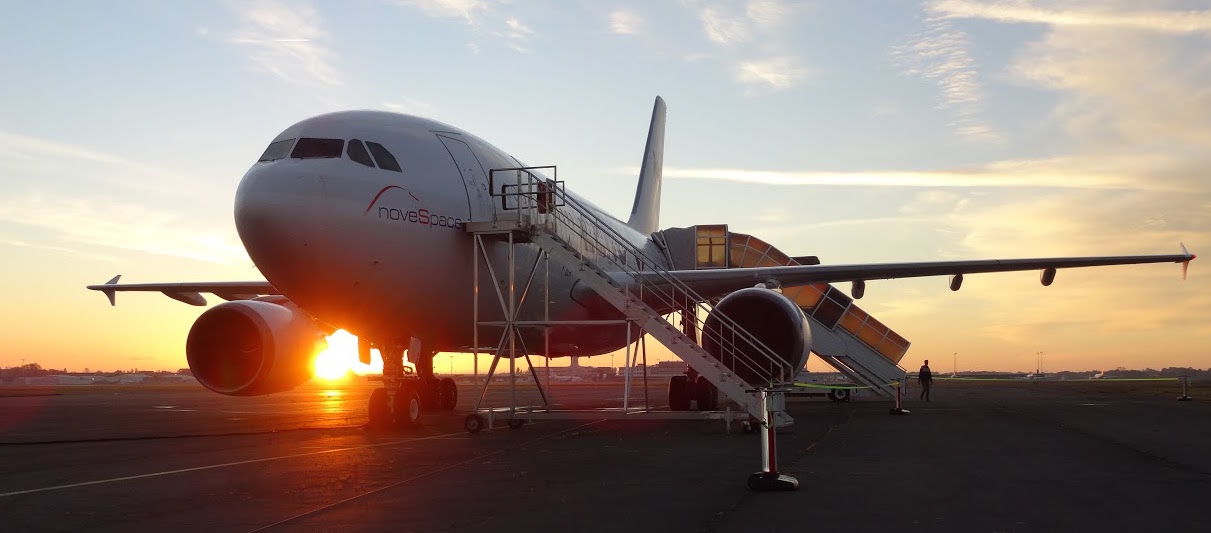 L'Airbus de Novespace utilisé pour les vols paraboliques est basé à Bordeaux.