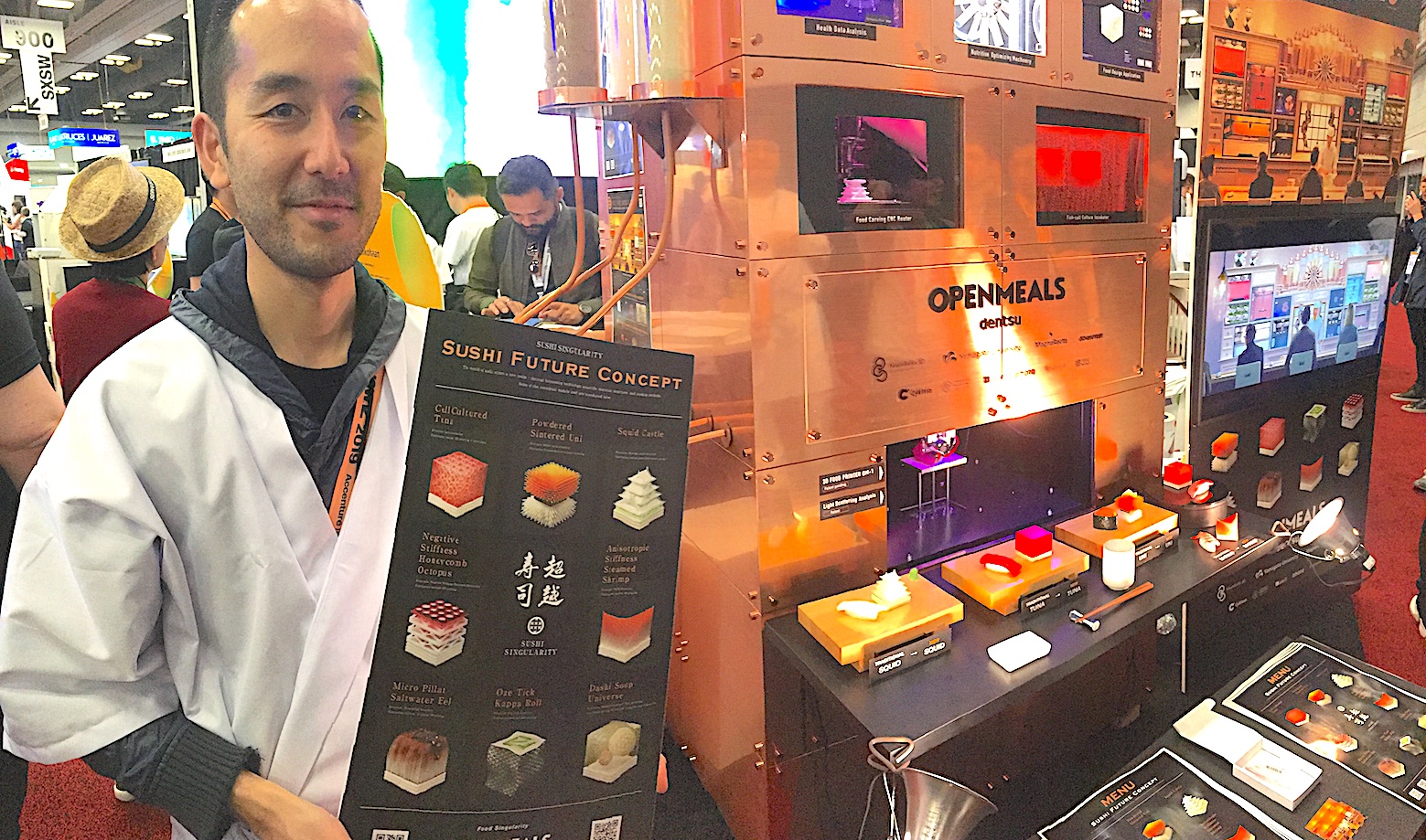 Sushi Singularity, un projet de restaurant à… sushis « imprimés » qui devrait ouvrir en 2020 à Tokyo