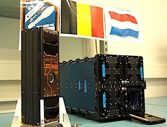 Le satellite belgo-néerlandais SIMBA d'étude du bilan radiatif de la Terre.