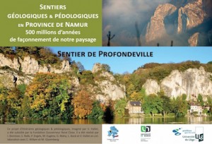 "Sentier de Profondeville", Presses Universitaires de Namur. 36 pages, 13 euros.