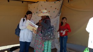 Campagne de sensibilisation au dépistage sur les marchés, Cochabamba, Bolivie