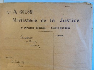Dossier "Einstein" du Ministère de la Justice belge. (Cliquer pour agrandir)