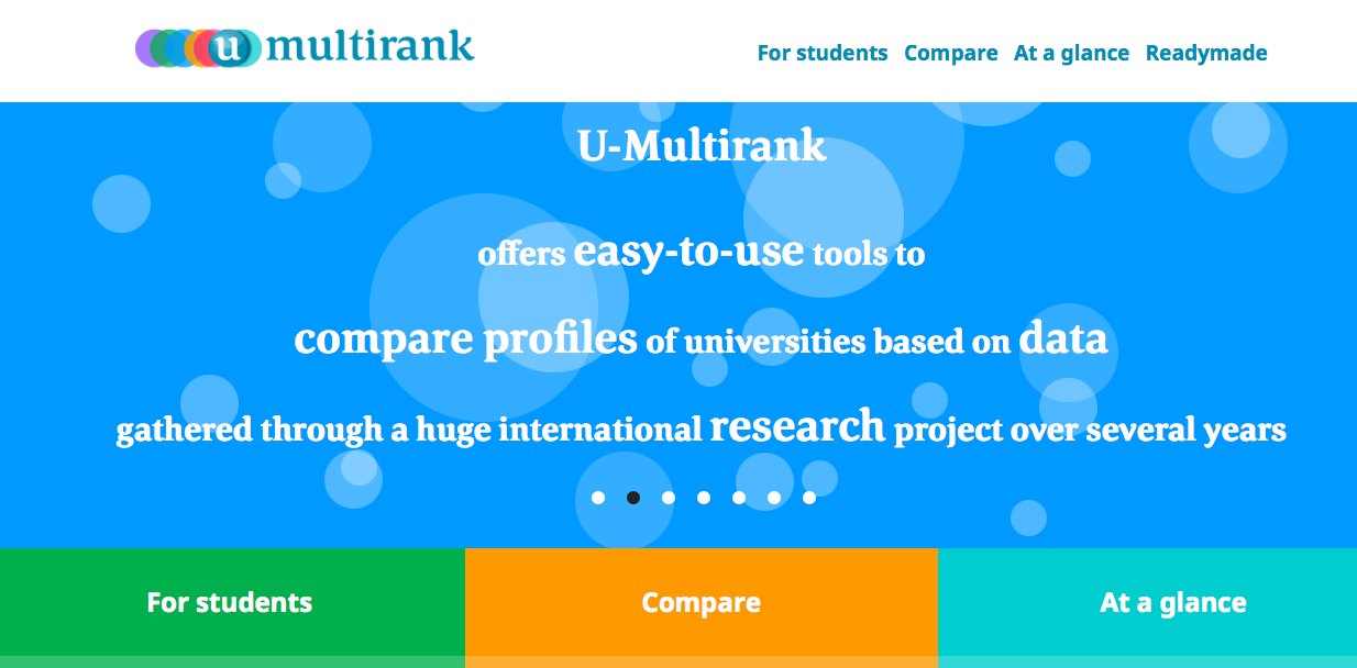 U-Multirank est une initiative européenne