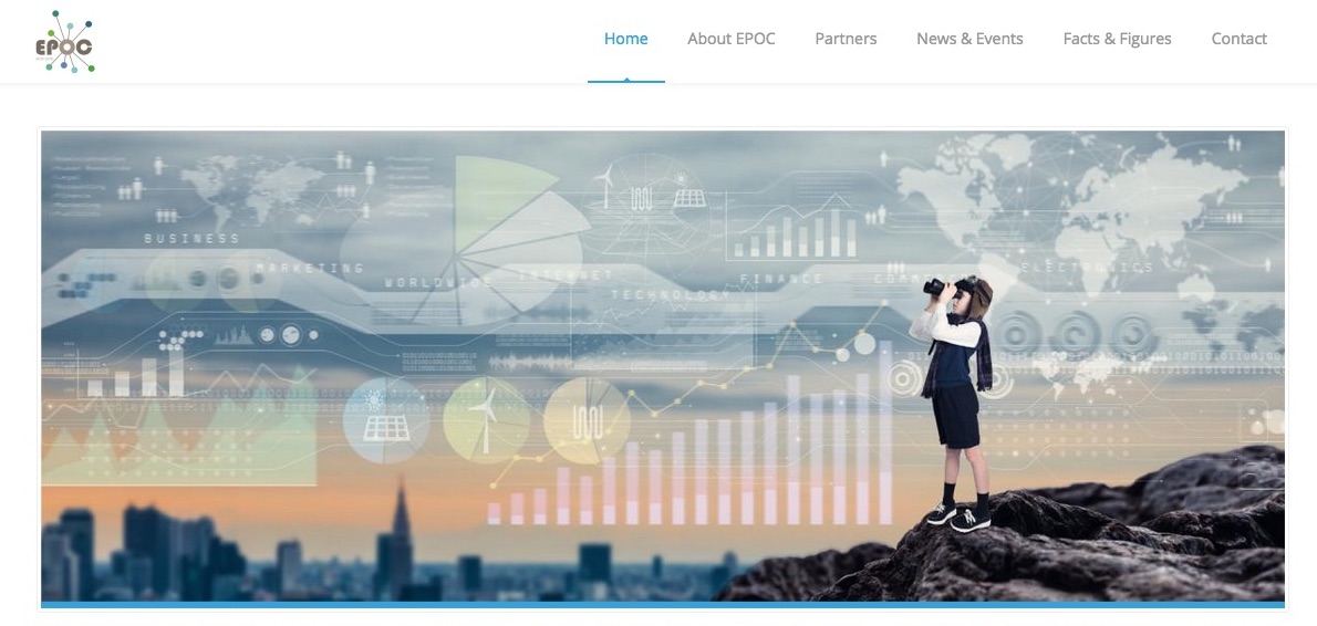 Homepage du projet EPOC.