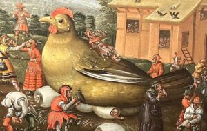Poule couvant des fous, Musée Wittert (ULiège). Photo Zeliedb