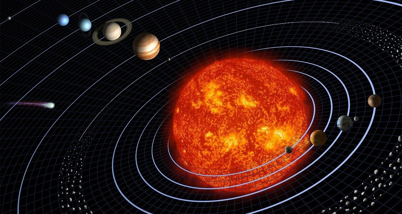 Le Système solaire - libre de droit